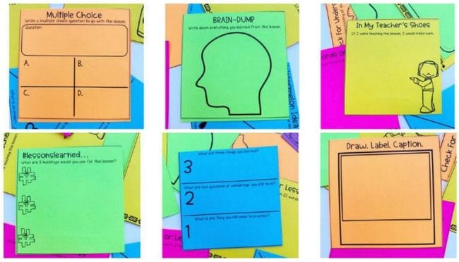 Exit tickets as a formative assessment strategy
