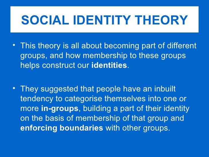 What is social identity theory