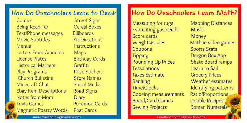 Unschooling self-directed learning