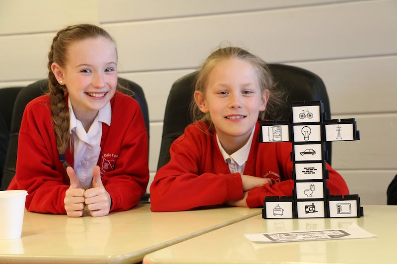 The blocks help free up the working memory for higher-order thinking