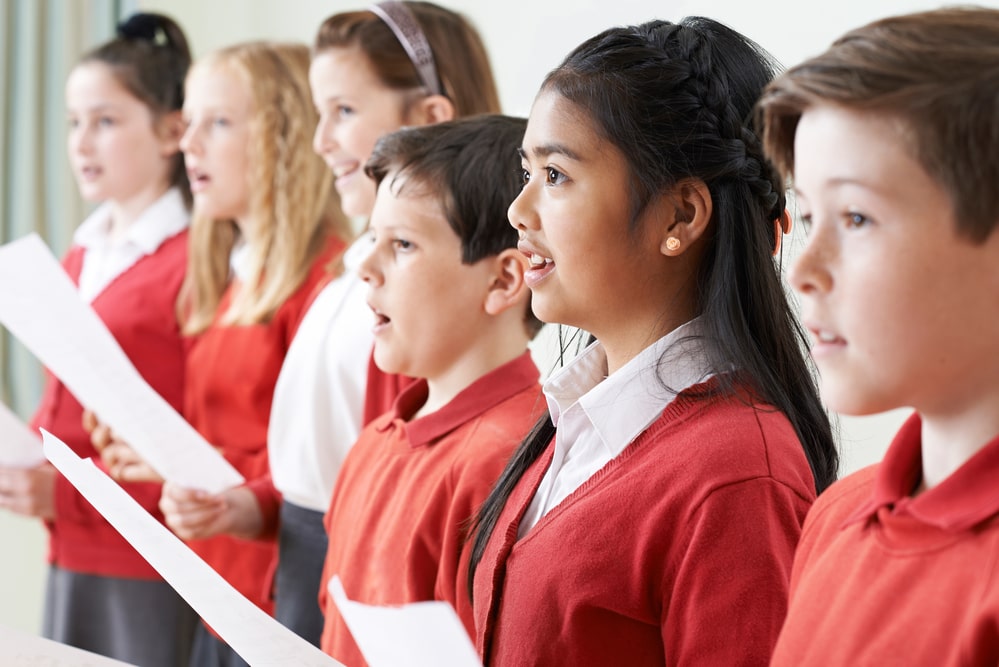 Primary schools using singing to promote child development