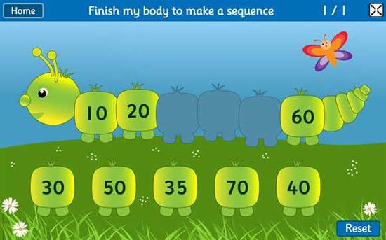Topmarks sequencing game