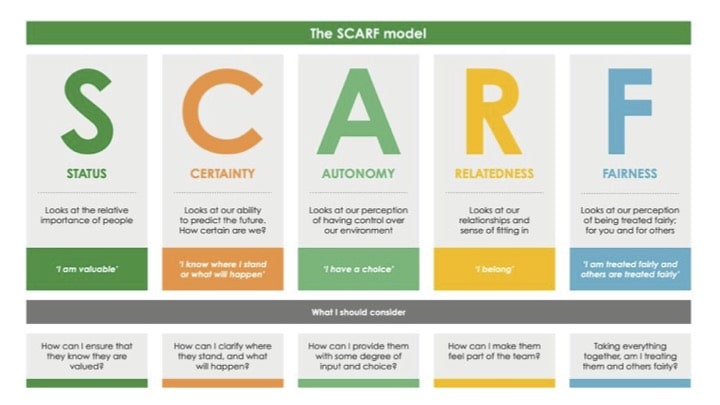 SCARF coaching model