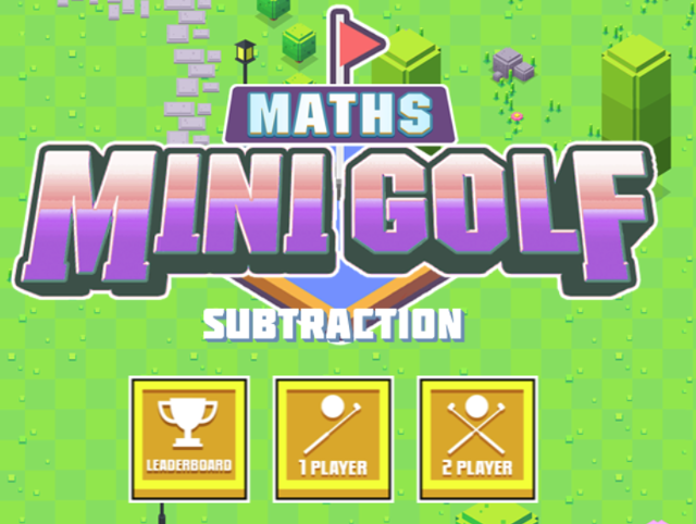 Mathsframe Golf game