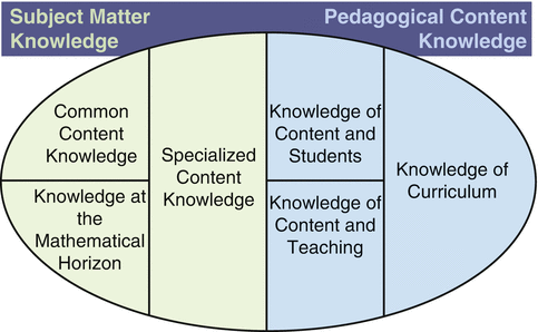 Conceptualising pedagogical content knowledge